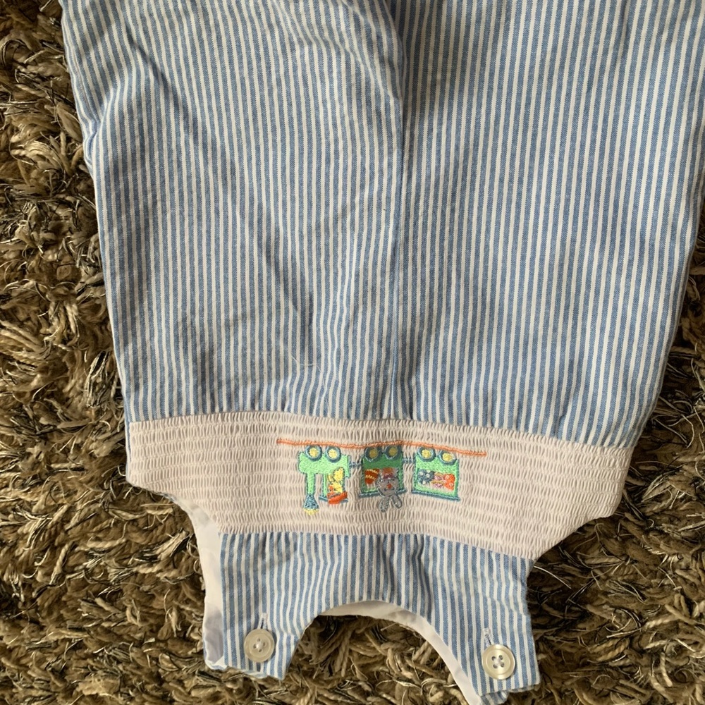 Smocked boys outfit